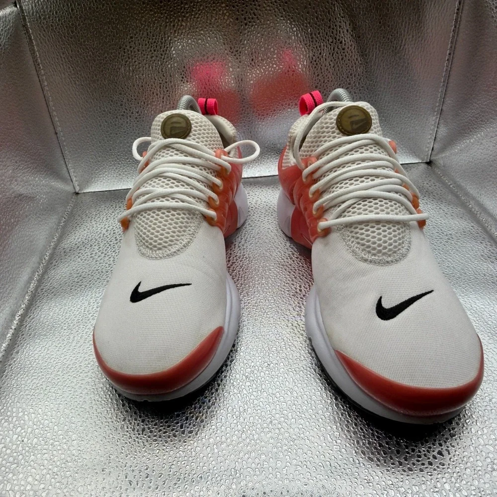 Size‎ 7Y Nike Presto GS Pink And White Kids Lace-Up Running Shoes 833878-106